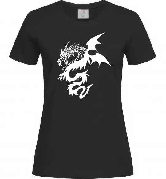 Женская футболка Dragon Черный фото