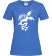 Женская футболка Dragon Ярко-синий фото
