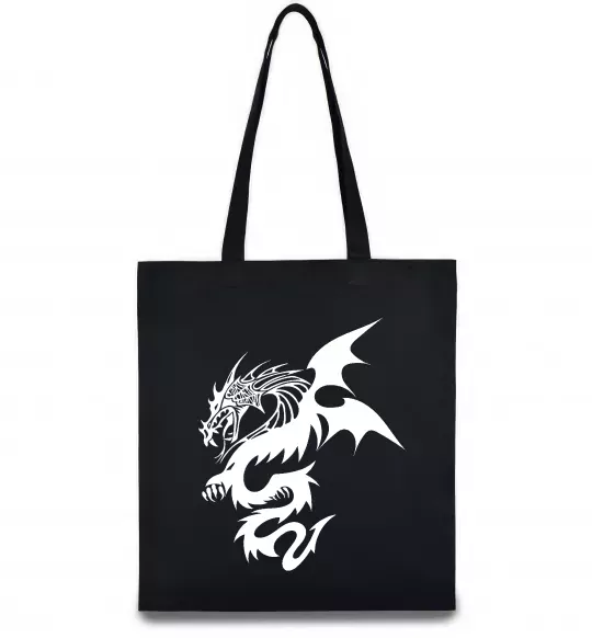 Эко-сумка Dragon Черный фото