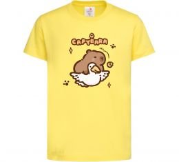 Дитяча футболка Капібара з гусаком Дитяча футболка Капібара з гусаком