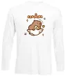 Лонгслив Капібара з гусаком Белый фото