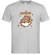 Мужская футболка Капібара з гусаком Серый Мужская футболка Капібара з гусаком Серый фото