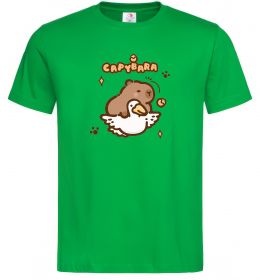 Мужская футболка Капібара з гусаком Мужская футболка Капібара з гусаком