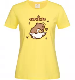 Женская футболка Capybara Potter Черный фото