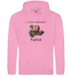 Женская толстовка (худи) 2 літри американо Розовый фото