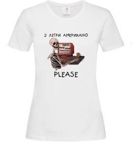 Жіноча футболка 2 літри американо