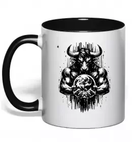 Чашка с цветной ручкой