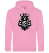 Мужская толстовка (худи) Тату мінотавр знак зодіака телець Розовый фото