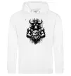 Женская толстовка (худи) Тату мінотавр знак зодіака телець Белый фото