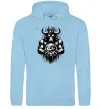 Жіноча толстовка (худі) Тату мінотавр знак зодіака телець Блакитний фото