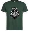Мужская футболка Тату мінотавр знак зодіака телець Темно-зеленый фото