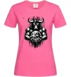 Жіноча футболка Тату мінотавр знак зодіака телець Яскраво-рожевий фото