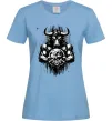 Жіноча футболка Тату мінотавр знак зодіака телець Блакитний фото