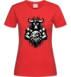 Жіноча футболка Тату мінотавр знак зодіака телець Червоний фото