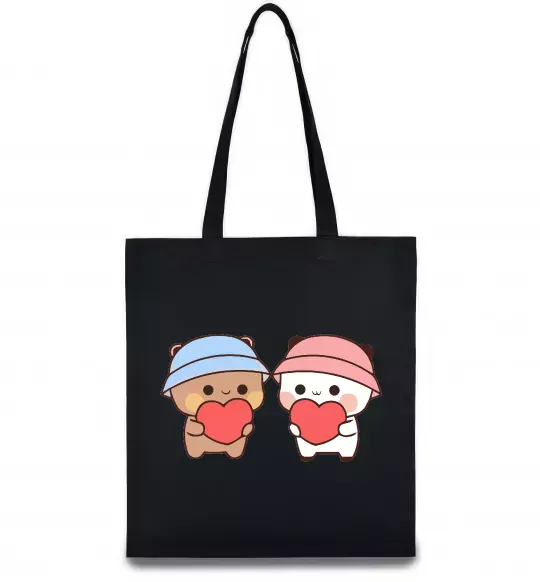 Эко-сумка МіміМішки Черный фото