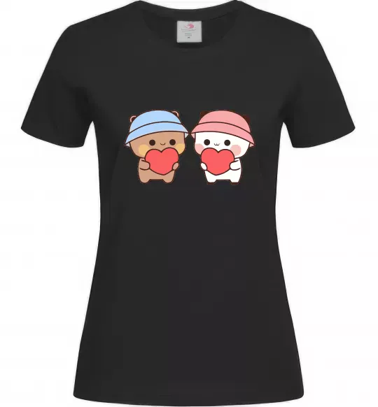 Жіноча футболка МіміМішки Чорний фото