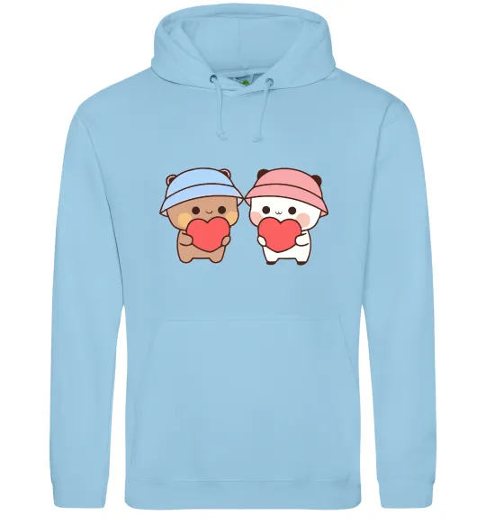 Мужская толстовка (худи) МіміМішки Голубой фото