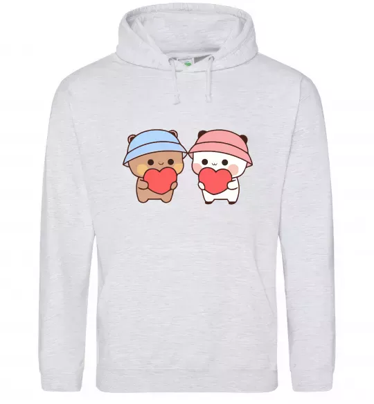 Жіноча толстовка (худі) МіміМішки Сірий меланж фото