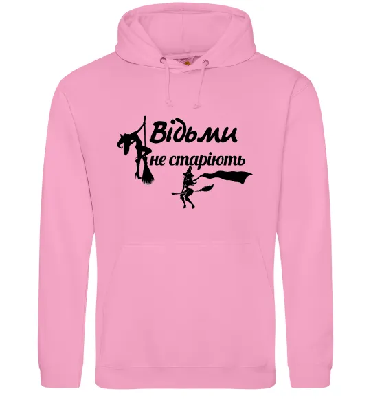 Жіноча толстовка (худі) Відьми не старіють Рожевий фото