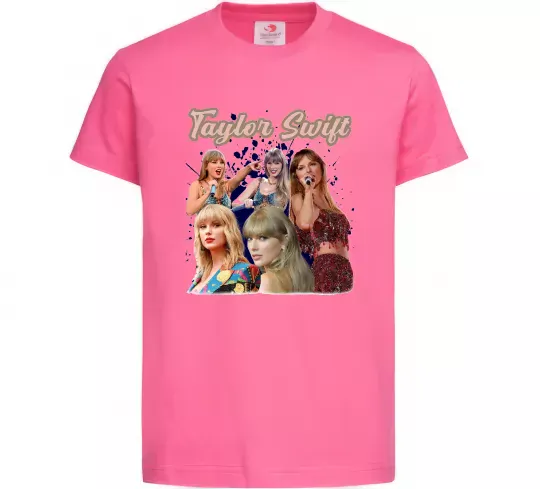 Дитяча футболка Тейлор Свіфт Яскраво-рожевий фото