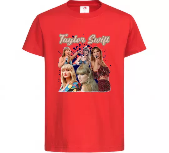 Дитяча футболка Тейлор Свіфт Червоний фото