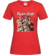 Женская футболка Тейлор Свіфт Красный фото