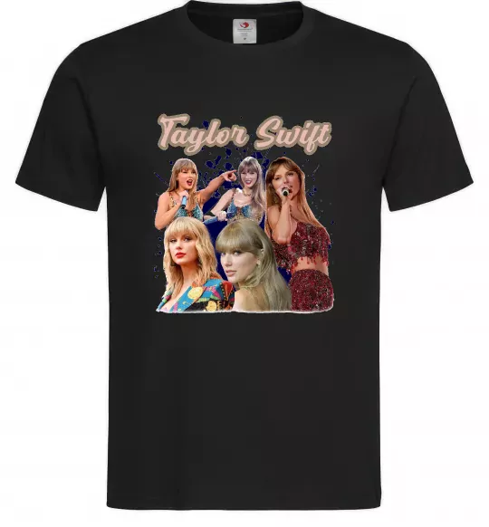 Чоловіча футболка Тейлор Свіфт Чорний фото