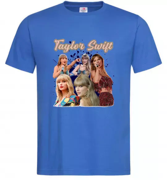 Чоловіча футболка Тейлор Свіфт Яскраво-синій фото