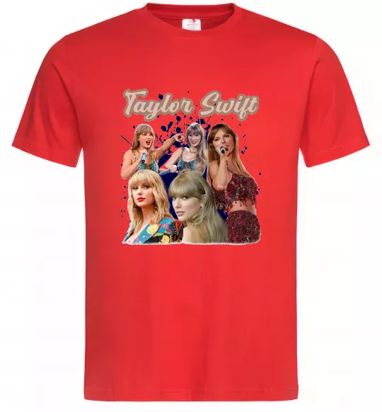 Чоловіча футболка Тейлор Свіфт Червоний фото