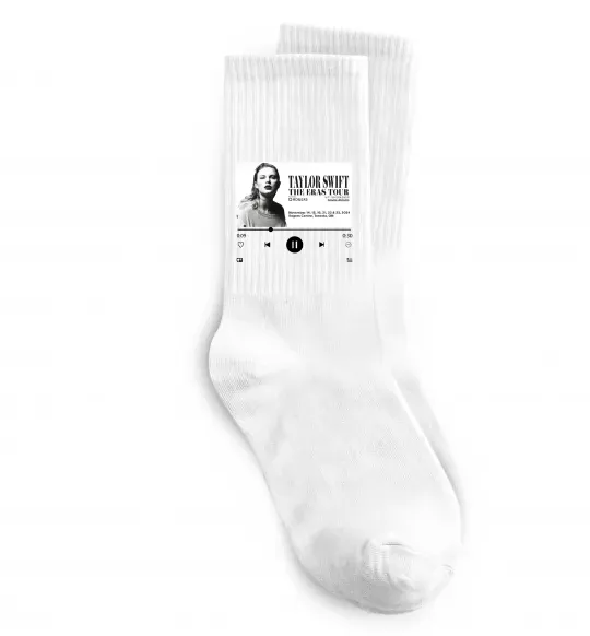 Носки Taylor Swift player Белый фото