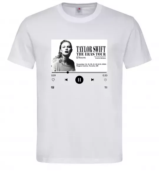 Чоловіча футболка Taylor Swift player Білий фото