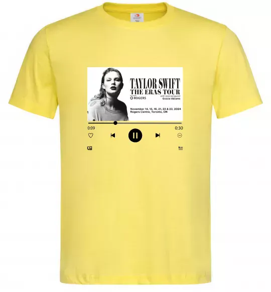 Чоловіча футболка Taylor Swift player Лимонний фото