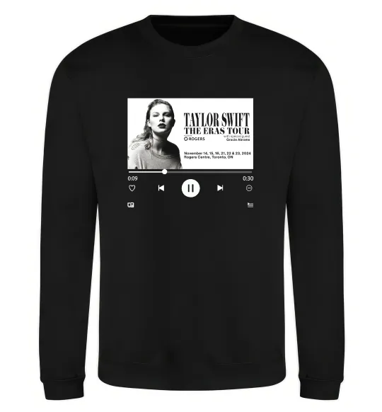 Світшот Taylor Swift player Чорний фото