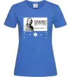 Жіноча футболка Taylor Swift player Яскраво-синій фото