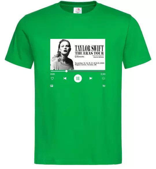 Чоловіча футболка Taylor Swift player Зелений фото
