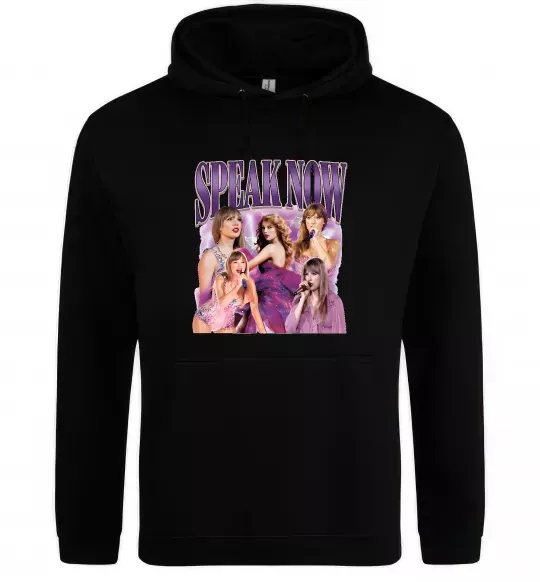Мужская толстовка (худи) Taylor Swift Speak now Черный фото