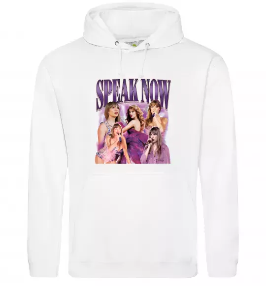Мужская толстовка (худи) Taylor Swift Speak now Белый фото
