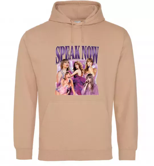 Мужская толстовка (худи) Taylor Swift Speak now Песочный фото