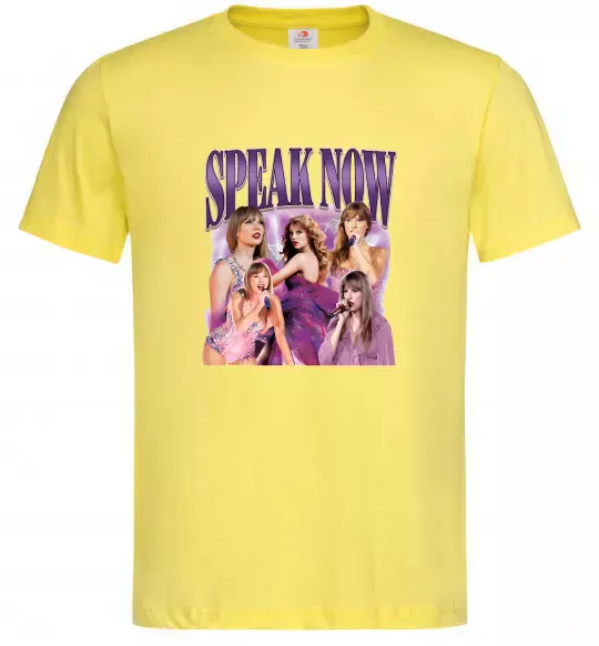Мужская футболка Taylor Swift Speak now Лимонный фото