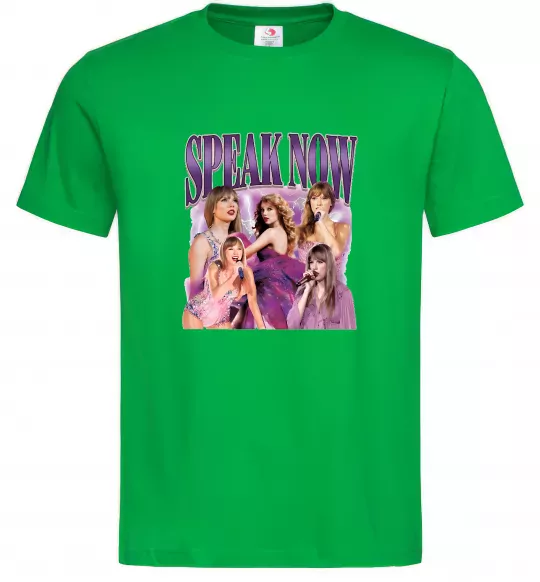 Мужская футболка Taylor Swift Speak now Зеленый фото