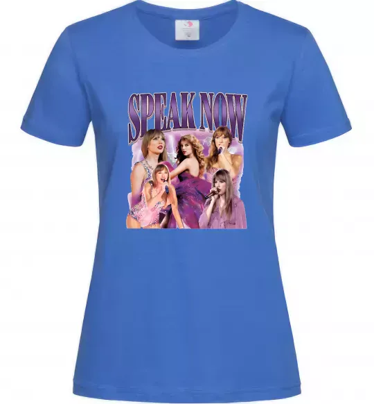 Женская футболка Taylor Swift Speak now Ярко-синий фото