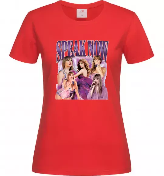 Женская футболка Taylor Swift Speak now Красный фото