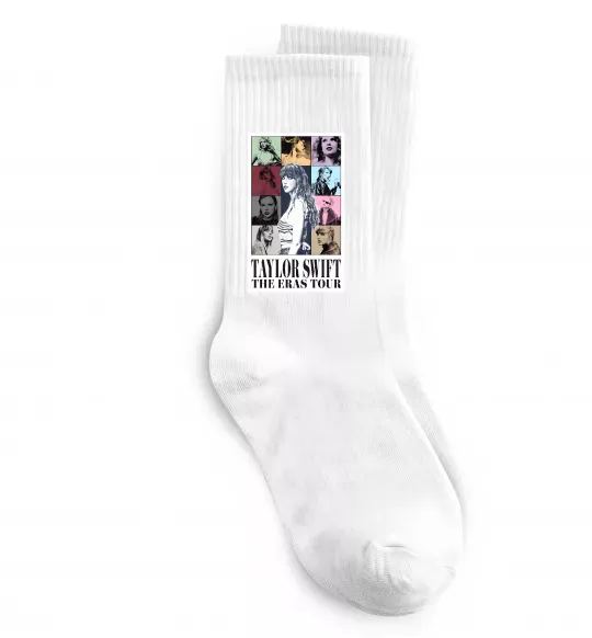 Шкарпетки Taylor Swift The Eras tour Білий фото