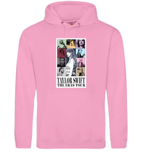 Мужская толстовка (худи) Taylor Swift The Eras tour Розовый фото