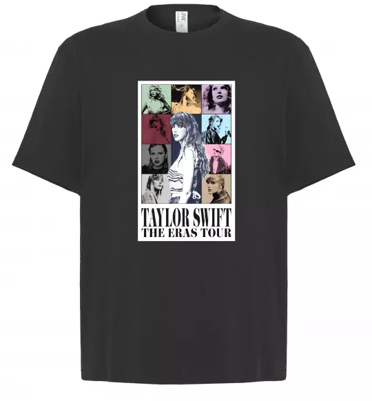Футболка Оверсайз Taylor Swift The Eras tour Черный фото