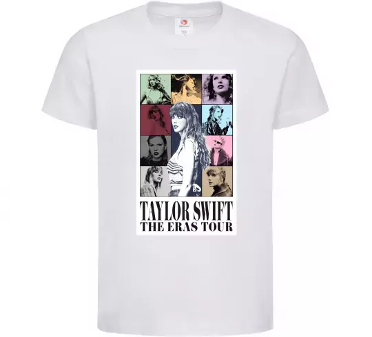 Дитяча футболка Taylor Swift The Eras tour Білий фото