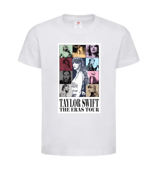 Детская футболка Taylor Swift The Eras tour Белый фото