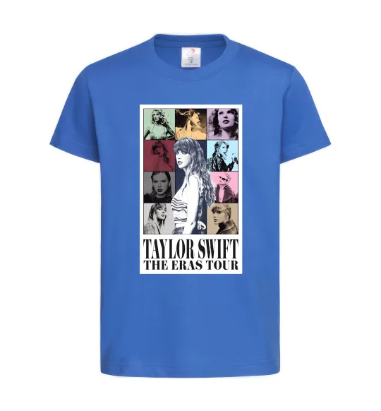 Детская футболка Taylor Swift The Eras tour Ярко-синий фото