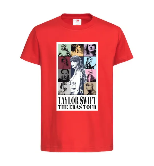 Детская футболка Taylor Swift The Eras tour Красный фото