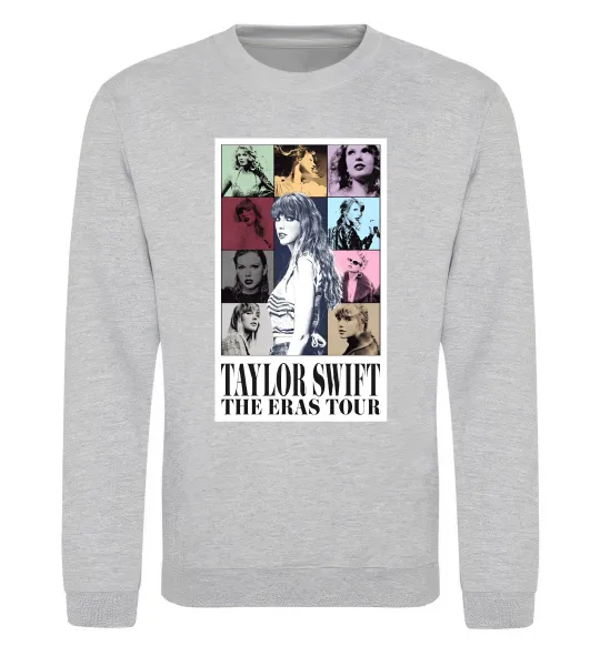 Свитшот Taylor Swift The Eras tour Серый меланж фото